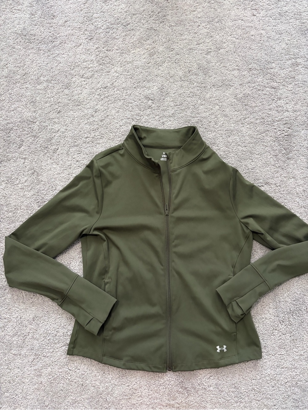 Under Armour Women’s Olive Utility Full-Zip Sweater